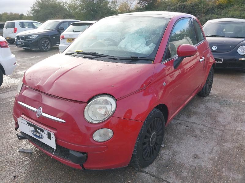 2008 FIAT 500 1.4 LOUNGE 3DR for sale at Copart SANDWICH