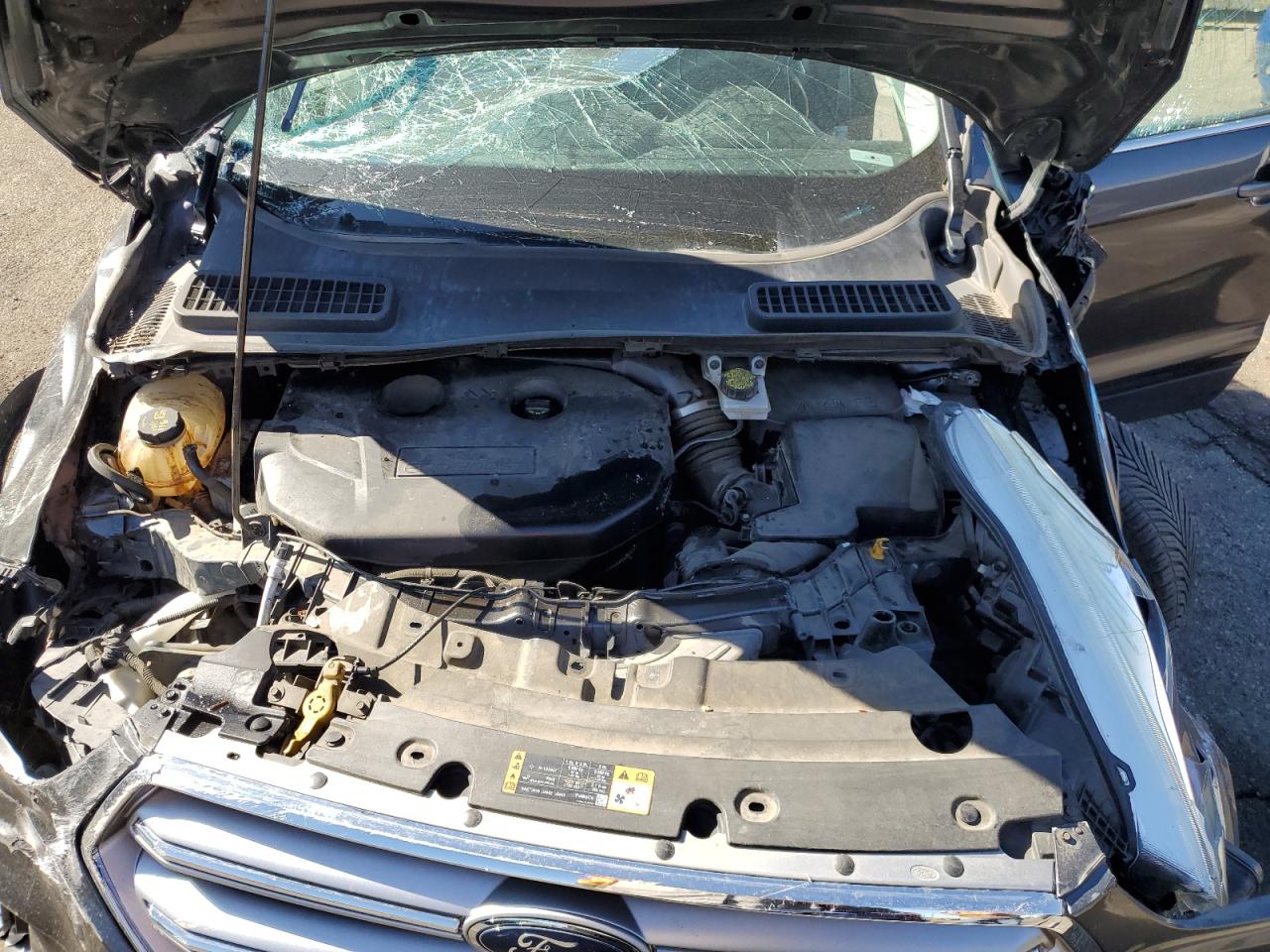 2017 Ford Escape Titanium VIN: 1FMCU0J90HUD96218 Lot: 86700585