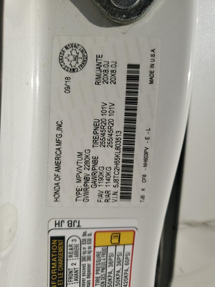 2019 Acura Rdx A-Spec VIN: 5J8TC2H65KL803513 Lot: 81392875