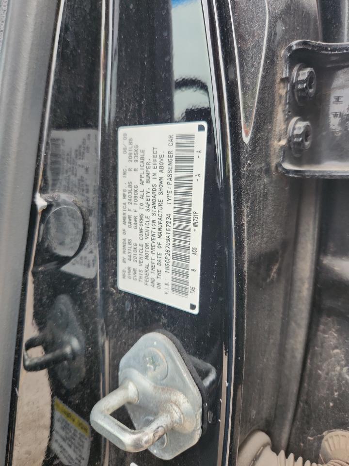 2009 Honda Accord Ex VIN: 1HGCP26709A167234 Lot: 85878145