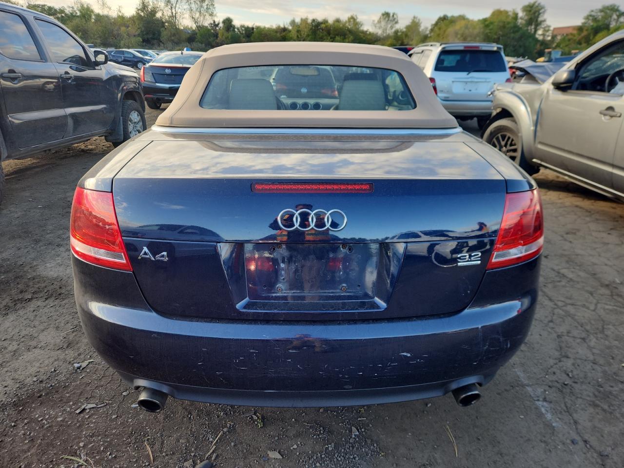 2007 Audi A4 3.2 Cabriolet Quattro VIN: WAUDH48H57K021255 Lot: 85899575