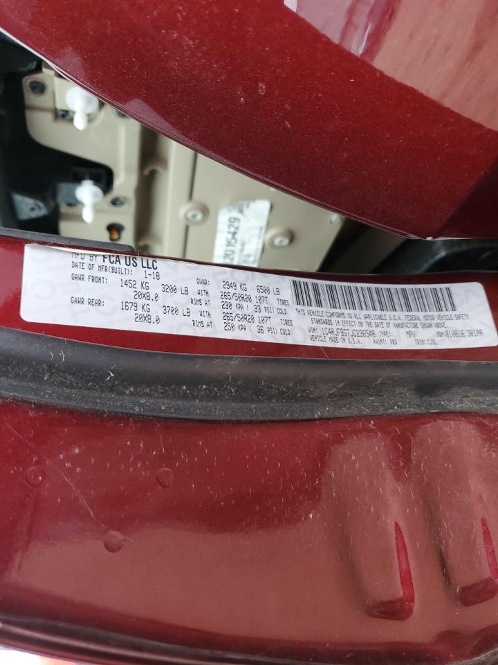 2018 Jeep Grand Cherokee Limited VIN: 1C4RJFBG7JC236548 Lot: 85291185