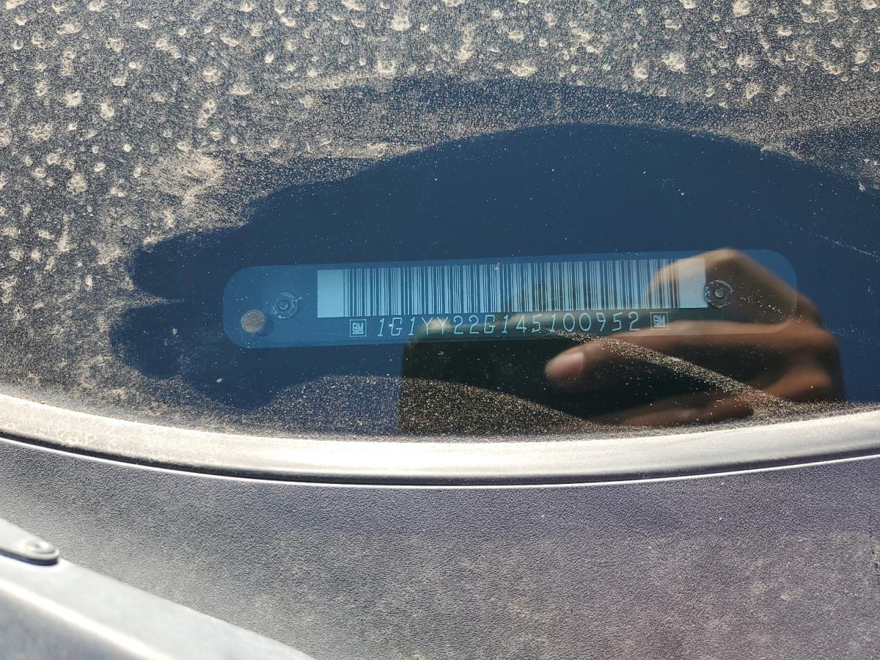 2004 Chevrolet Corvette VIN: 1G1YY22G145100952 Lot: 85157925