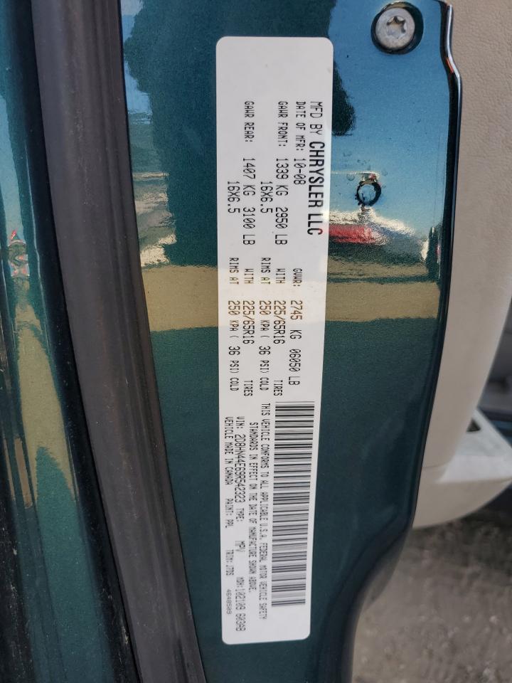 2009 Dodge Grand Caravan Se VIN: 2D8HN44E69R542323 Lot: 90096395