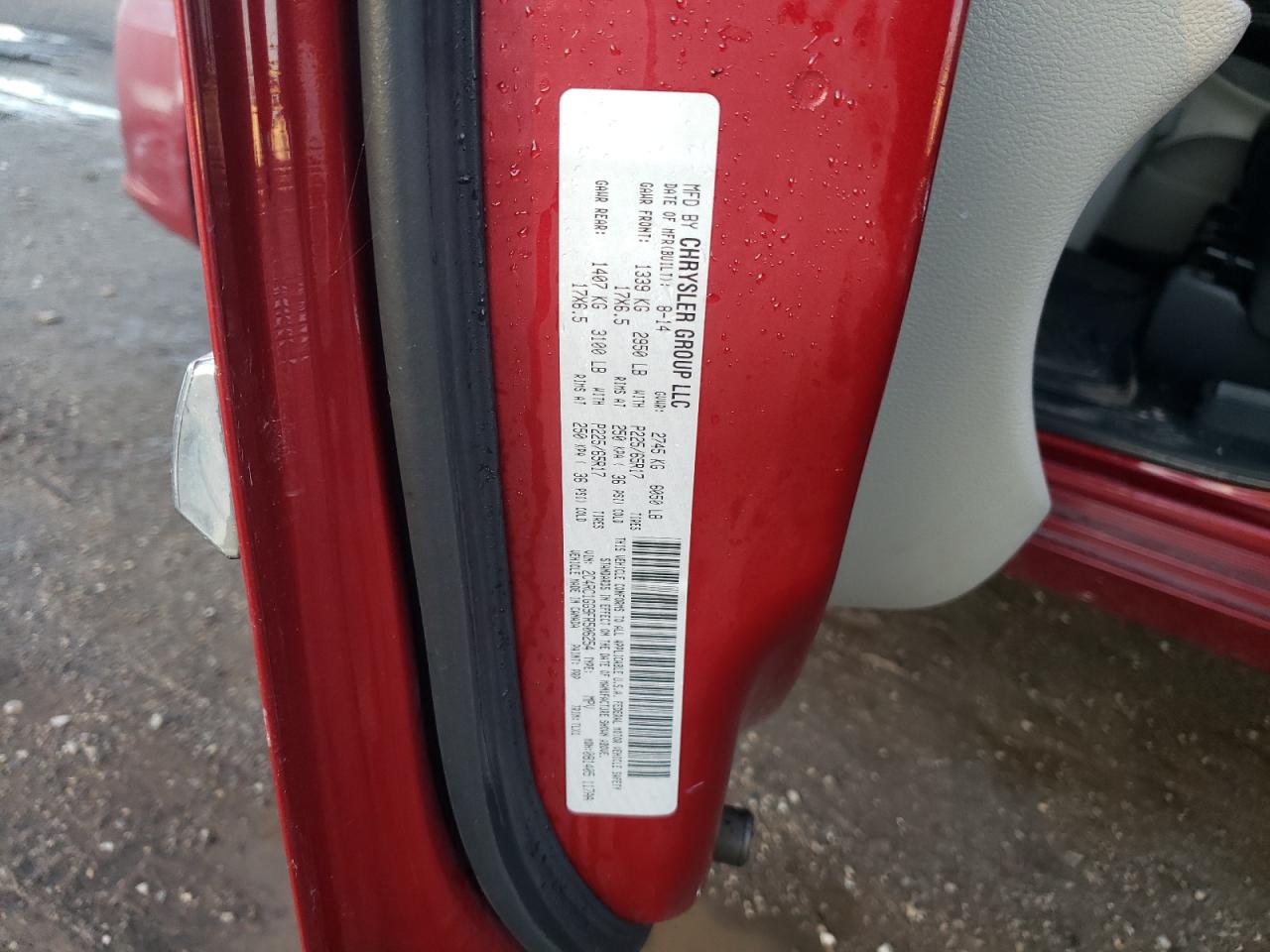 2015 Chrysler Town & Country Limited Platinum VIN: 2C4RC1GG9FR506254 Lot: 90928905