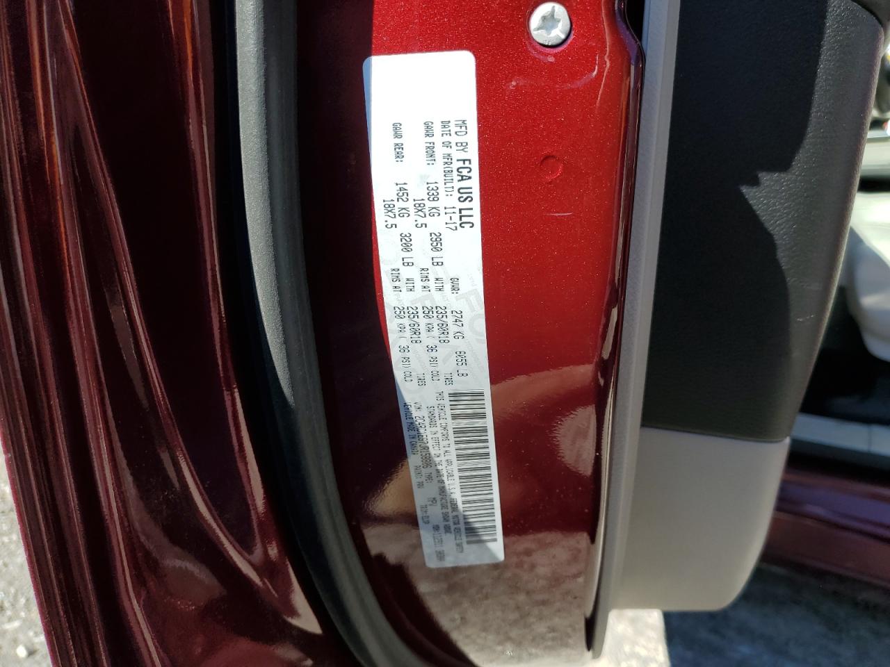 2018 Chrysler Pacifica Touring L Plus VIN: 2C4RC1EG7JR158806 Lot: 86423245