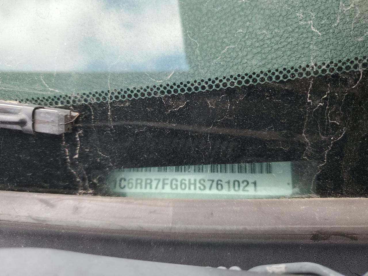 2017 Ram 1500 St VIN: 1C6RR7FG6HS761021 Lot: 90668965