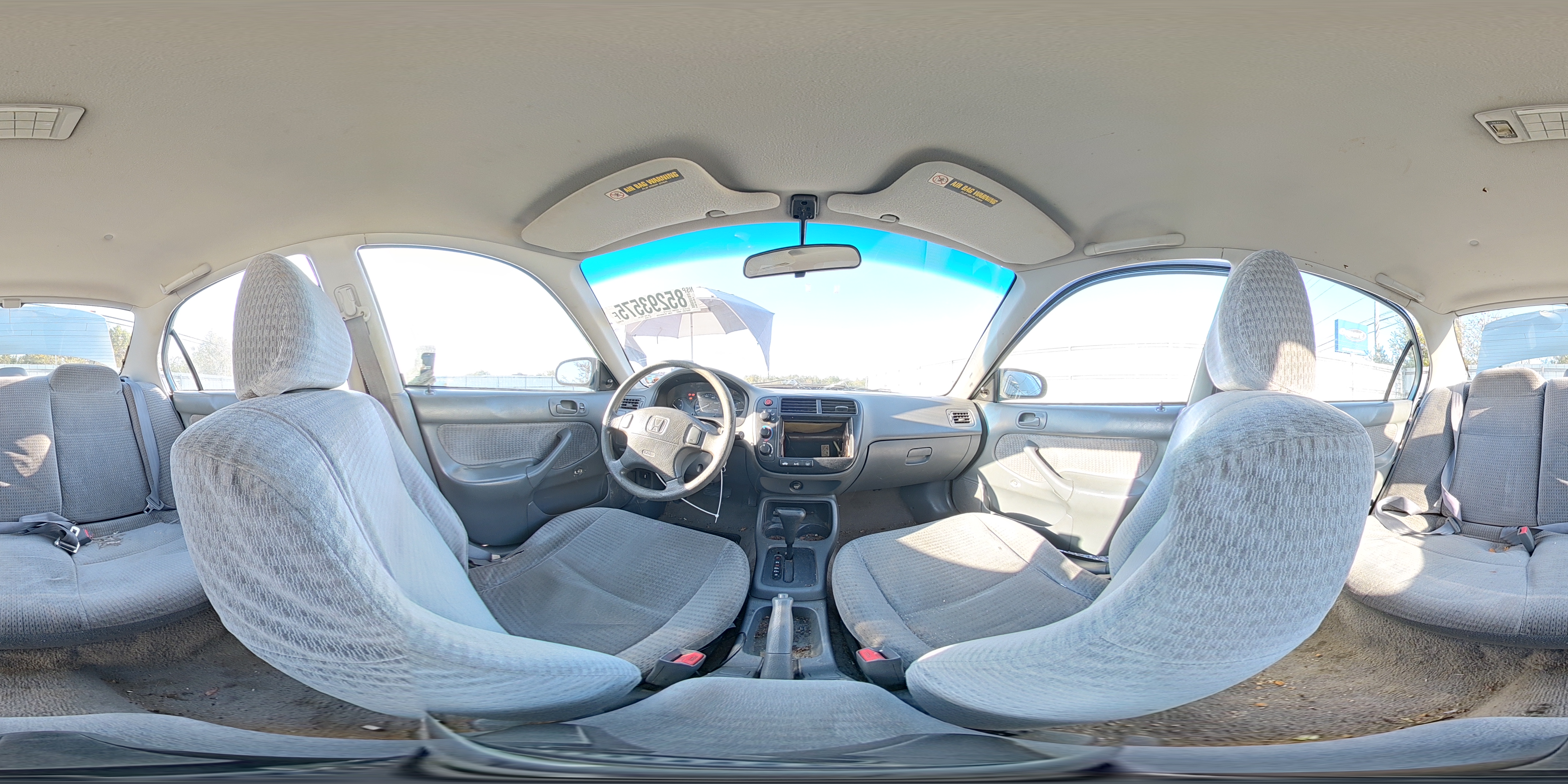 2000 Honda Civic Base VIN: 2HGEJ6611YH554436 Lot: 85293575