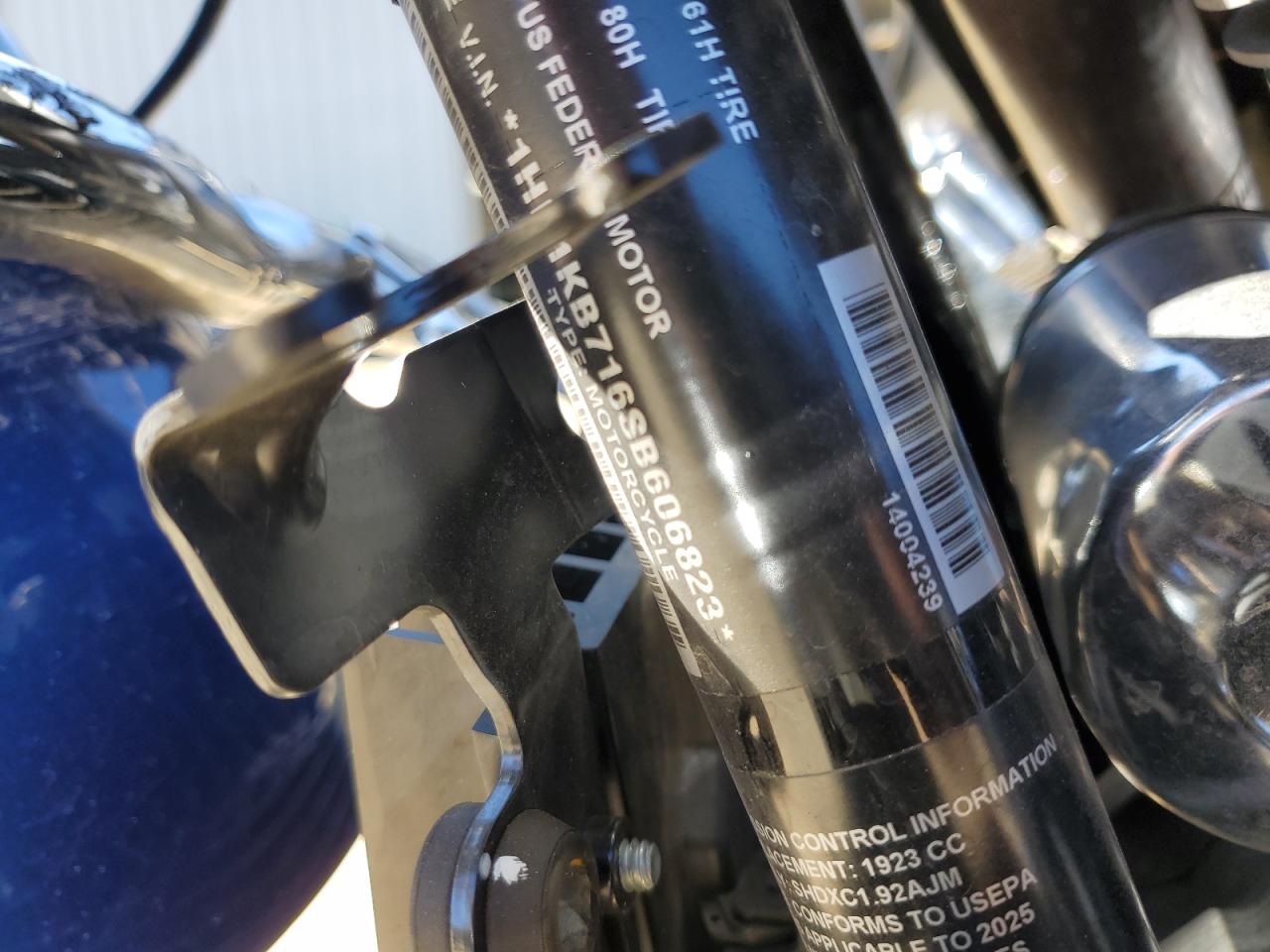 2025 Harley-Davidson Flhx VIN: 1HD1KB716SB606823 Lot: 82186835