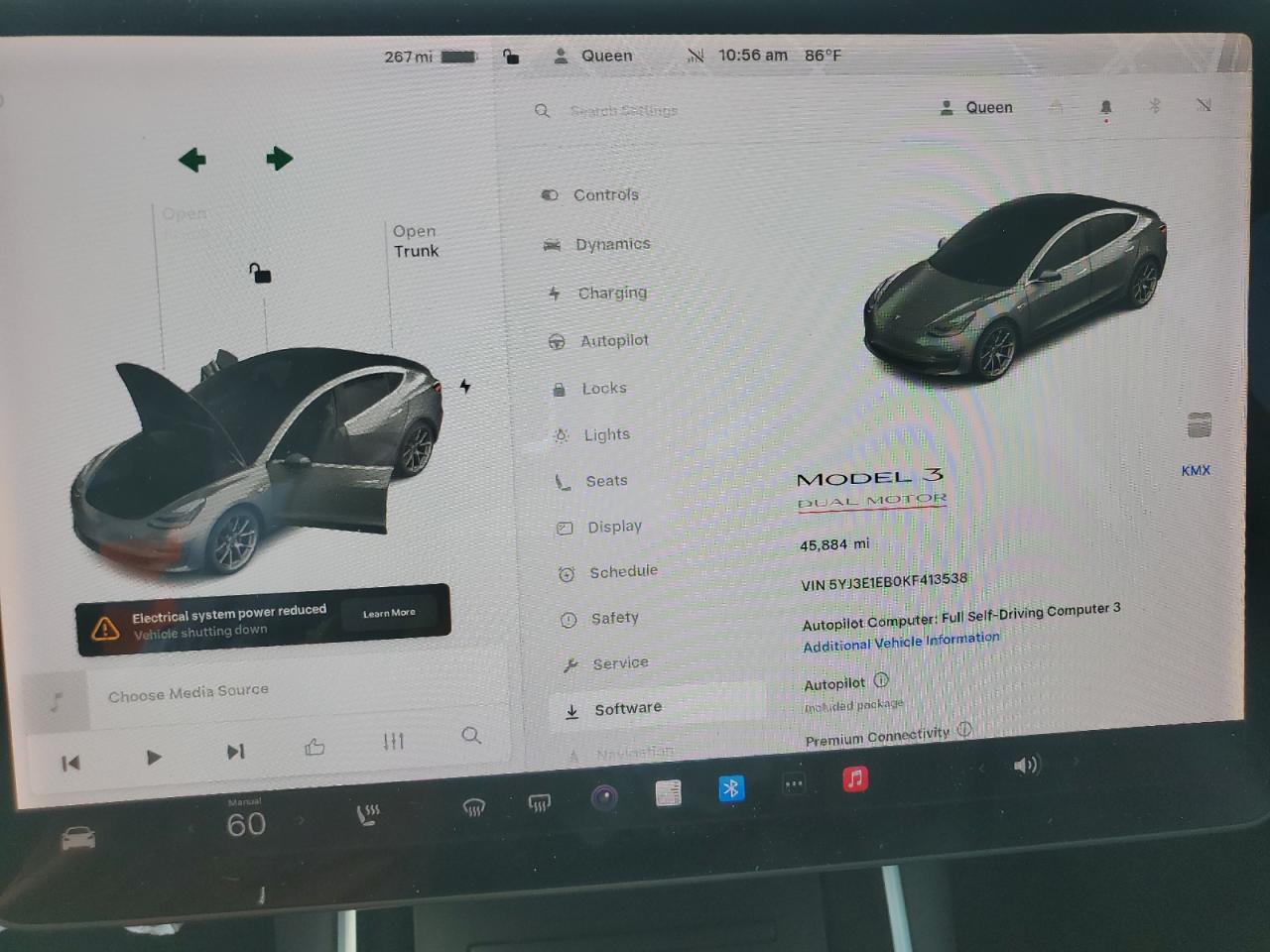 2019 Tesla Model 3 VIN: 5YJ3E1EB0KF413538 Lot: 84941565