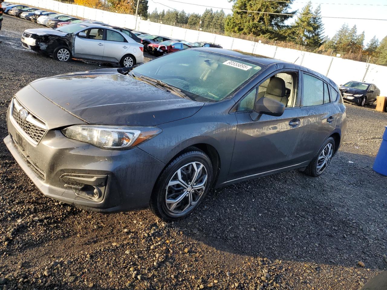SUBARU IMPREZA 2018. Lot# 90555895. VIN 4S3GTAA61J3720471. Photo 1