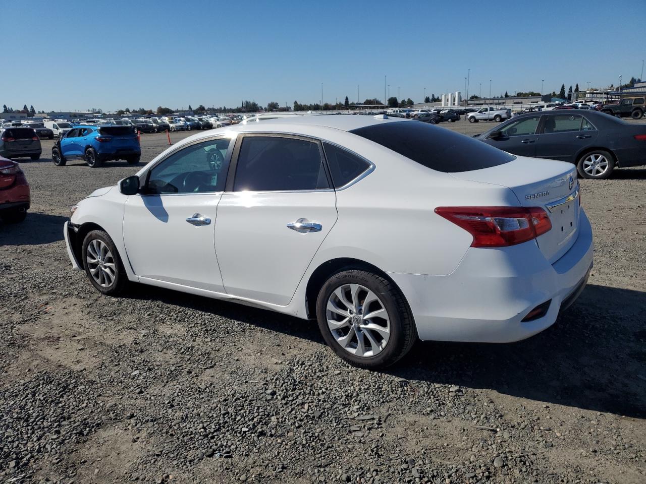 2019 Nissan Sentra S white null gas 3N1AB7AP7KL613969 photo #3