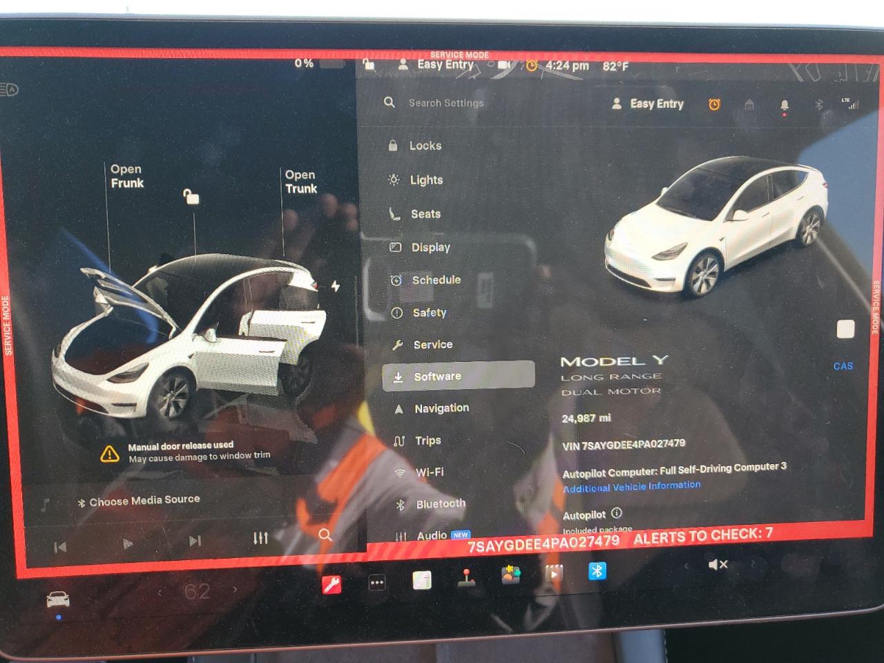 2023 Tesla Model Y VIN: 7SAYGDEE4PA027479 Lot: 85198395