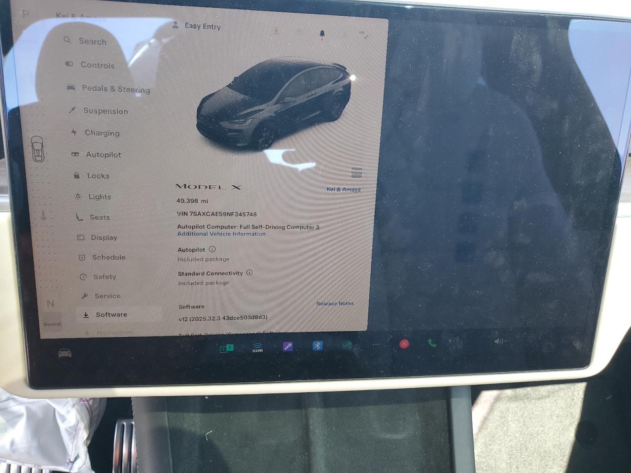 2022 Tesla Model X VIN: 7SAXCAE59NF345748 Lot: 84267705