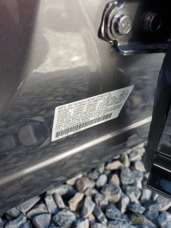 2022 Acura Mdx Type S Advance VIN: 5J8YD8H86NL005016 Lot: 86308665