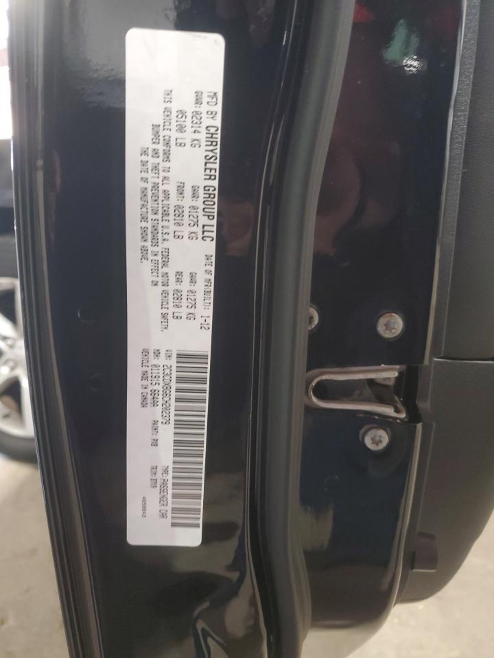 2012 Dodge Charger Se VIN: 2C3CDXBG6CH202379 Lot: 81848255