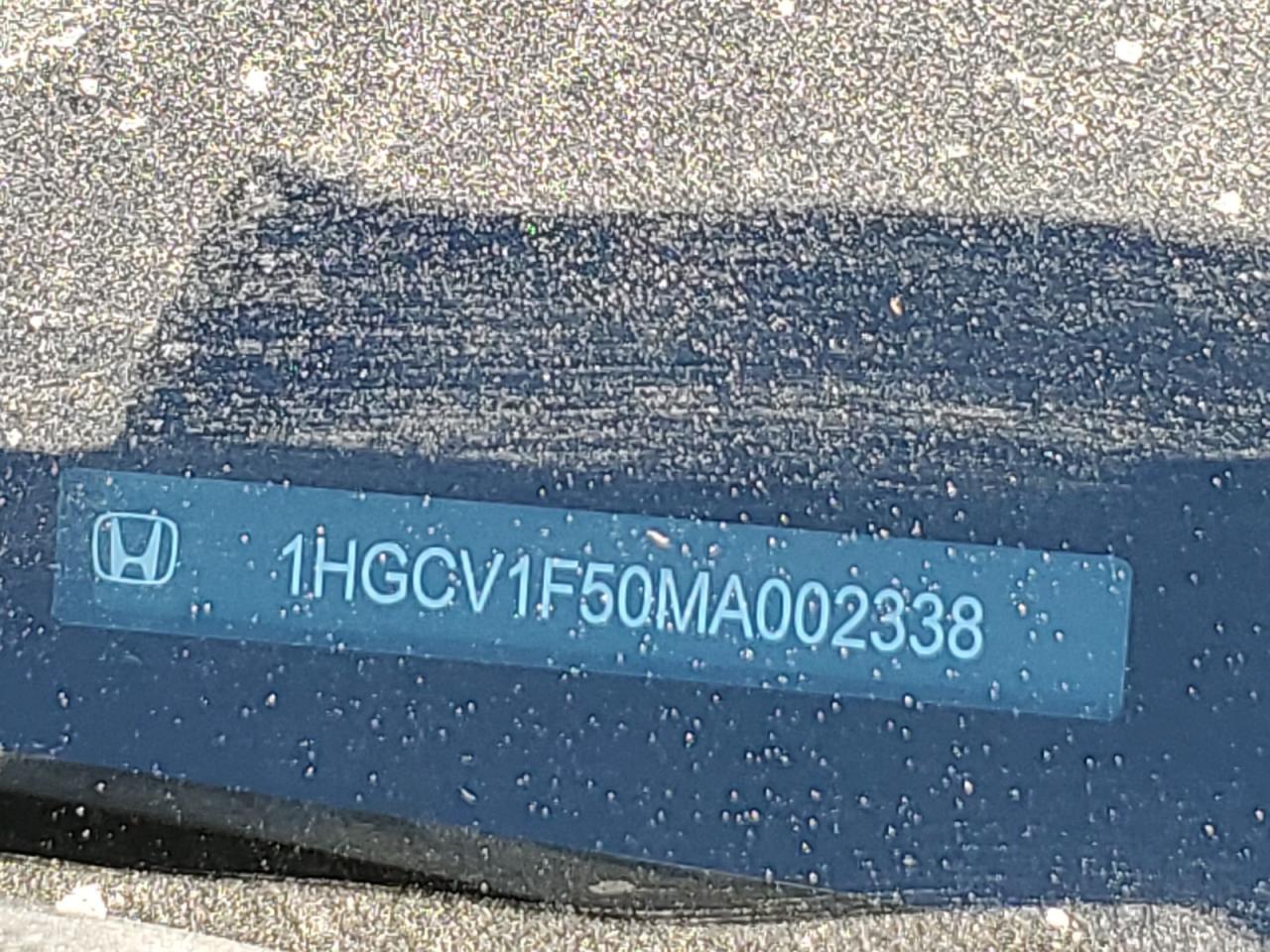 2021 Honda Accord Exl VIN: 1HGCV1F50MA002338 Lot: 82359305