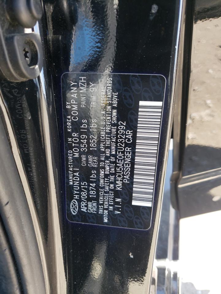 2015 Hyundai Accent Gls VIN: KMHCU5AE0FU232992 Lot: 90845165