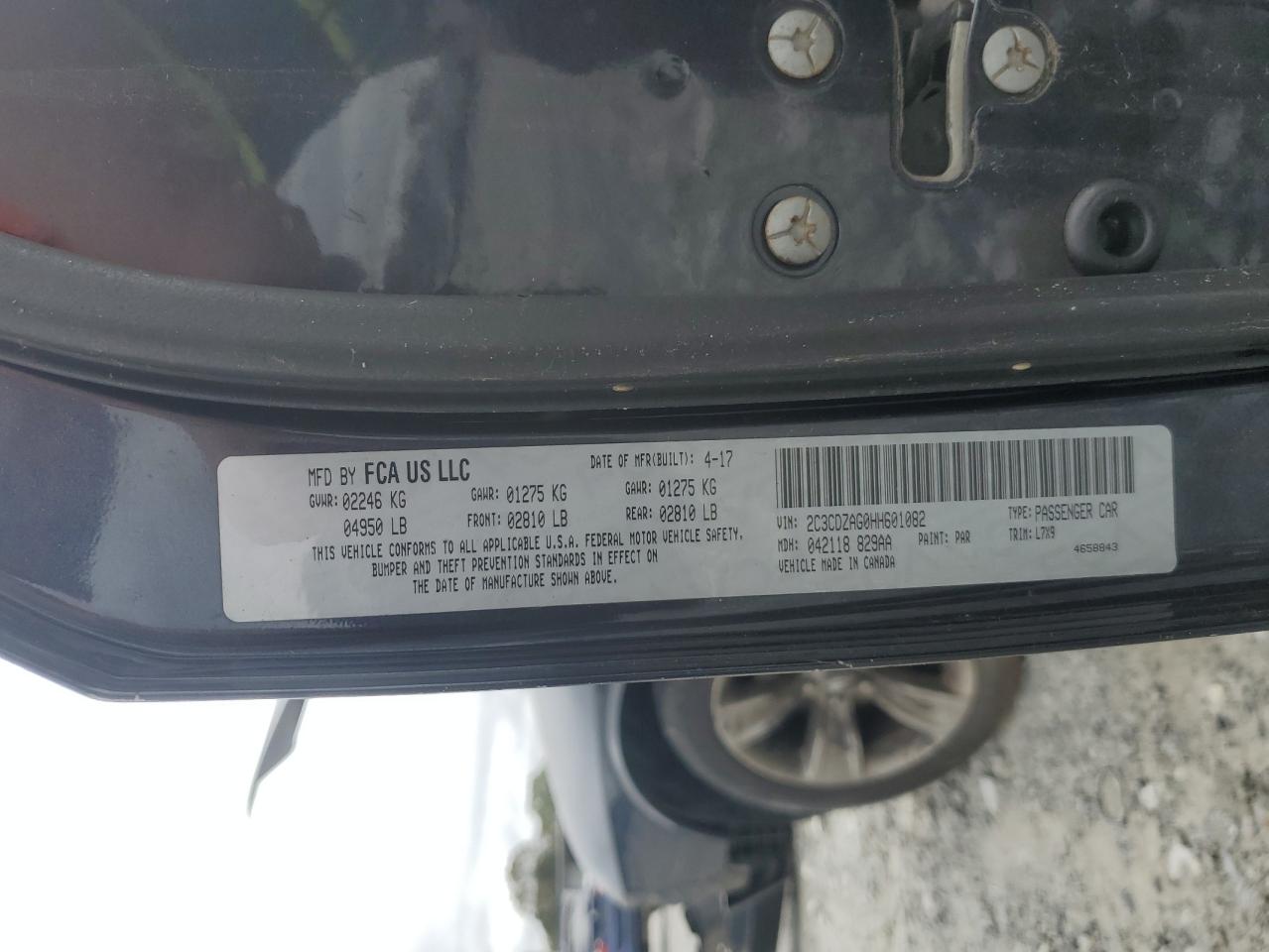 2017 Dodge Challenger Sxt VIN: 2C3CDZAG0HH601082 Lot: 90817155