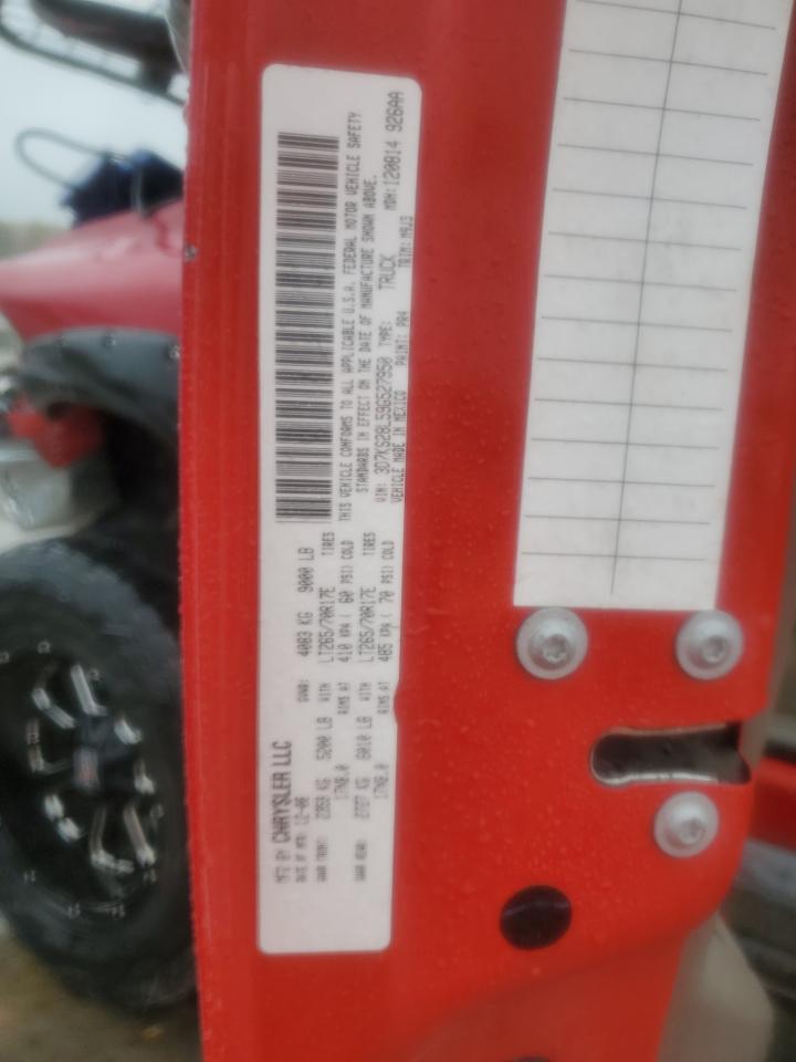 2009 Dodge Ram 2500 VIN: 3D7KS28L59G527950 Lot: 90125365