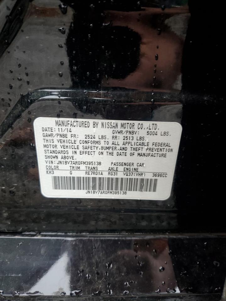 2015 Infiniti Q50 Base VIN: JN1BV7AR0FM395138 Lot: 90223155