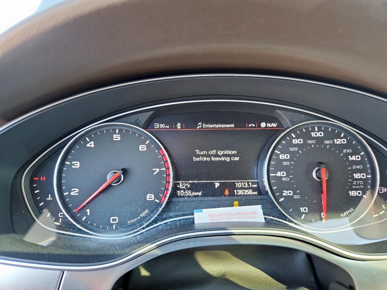 2013 Audi A6 Premium Plus VIN: WAUGGAFC8DN151529 Lot: 85958725