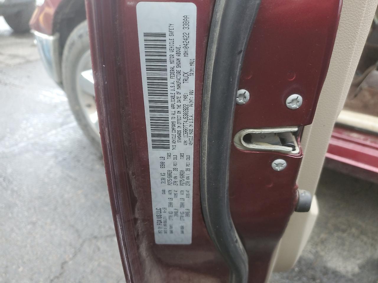 2018 Ram 1500 Slt VIN: 1C6RR7TT4JS302822 Lot: 85553985