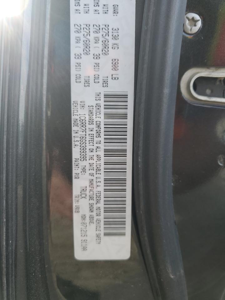 2016 Ram 1500 St VIN: 1C6RR7FT6GS399395 Lot: 85188415