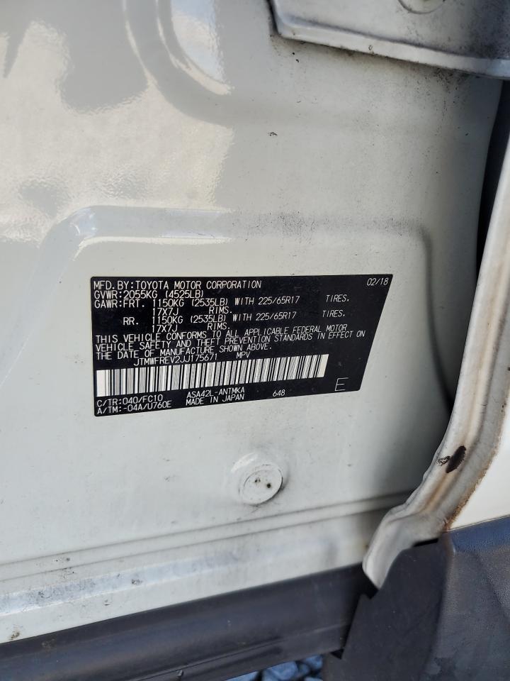 2018 Toyota Rav4 Adventure VIN: JTMWFREV2JJ175671 Lot: 90599085