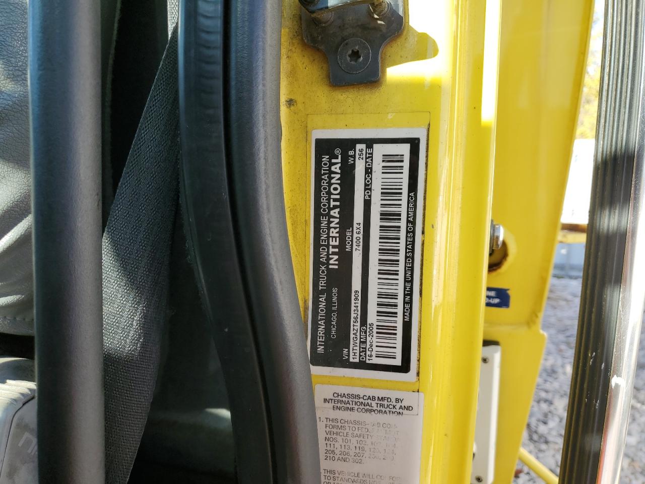 2006 International 7000 7400 VIN: 1HTWGAZT56J341909 Lot: 86601095