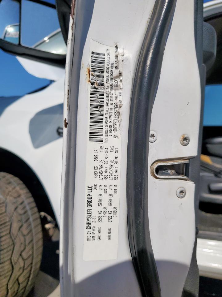 2011 Dodge Ram 2500 VIN: 3D7TP2CL0BG577609 Lot: 85757795