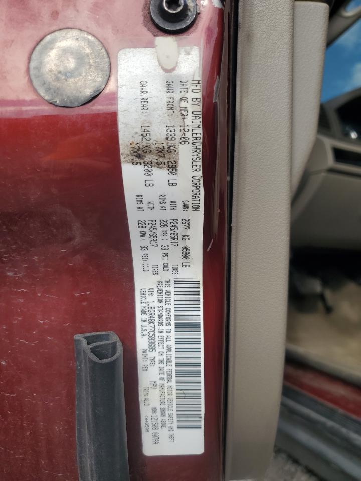 2007 Jeep Grand Cherokee Laredo VIN: 1J8GR48K77C583685 Lot: 86471935