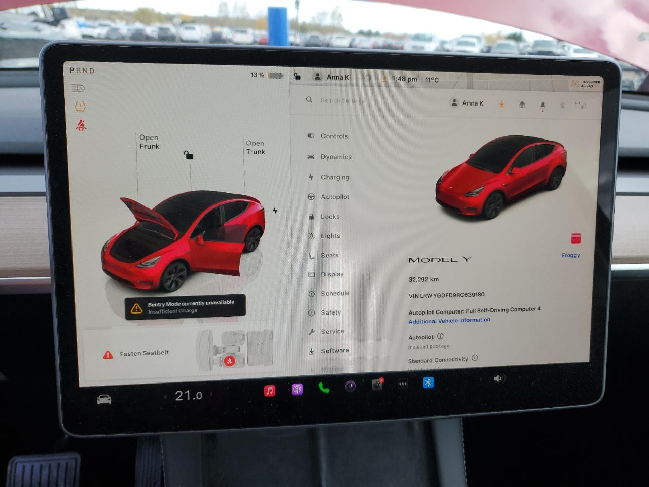 2024 Tesla Model Y VIN: LRWYGDFD9RC639180 Lot: 84914295