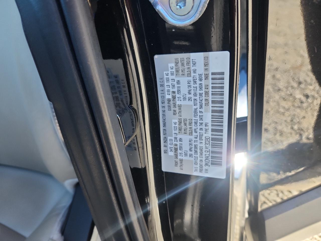 2020 Mazda Cx-30 Select VIN: 3MVDMACL9LM130280 Lot: 82479855