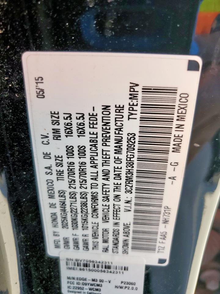 2015 Honda Cr-V Lx VIN: 3CZRM3H38FG709253 Lot: 86160785