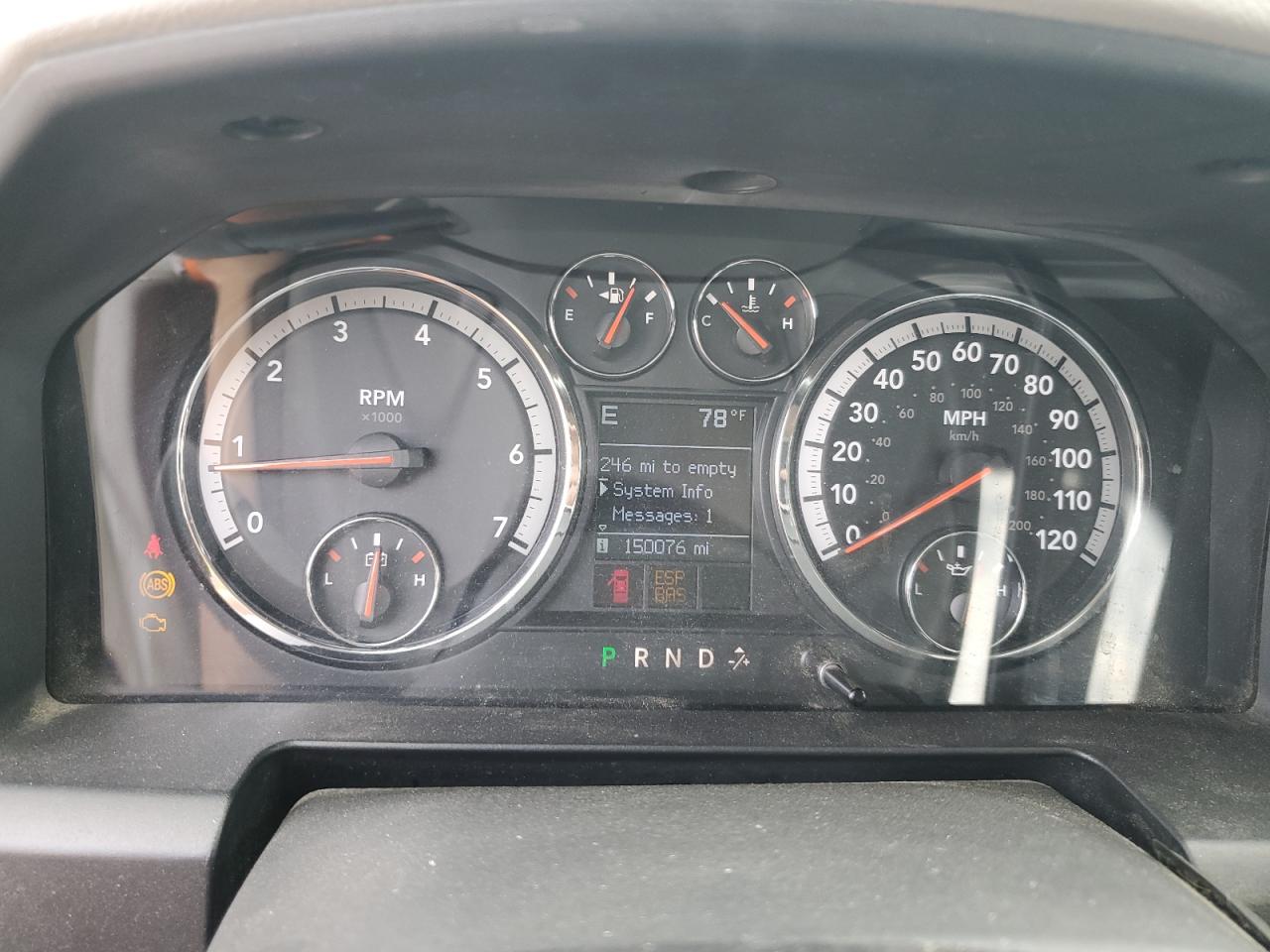 2009 Dodge Ram 1500 VIN: 1D3HV18T69S777719 Lot: 85777005