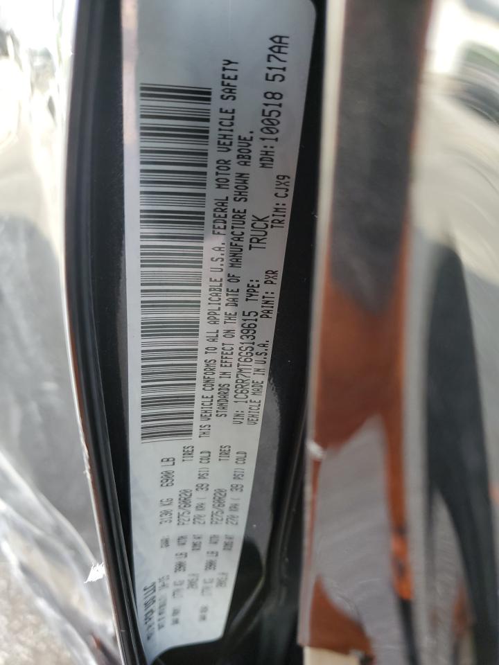 2016 Ram 1500 Sport VIN: 1C6RR7MT6GS139615 Lot: 85517625