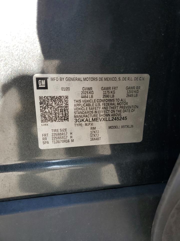 2020 GMC Terrain Sle VIN: 3GKALMEVXLL245245 Lot: 90392405