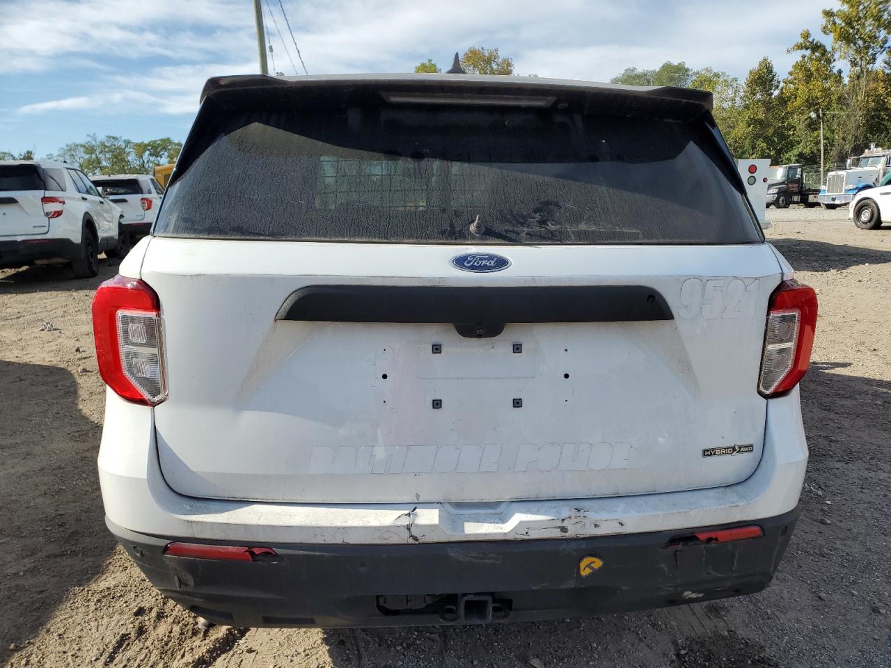 2022 Ford Explorer Police Interceptor VIN: 1FM5K8AW2NNA00766 Lot: 85072385