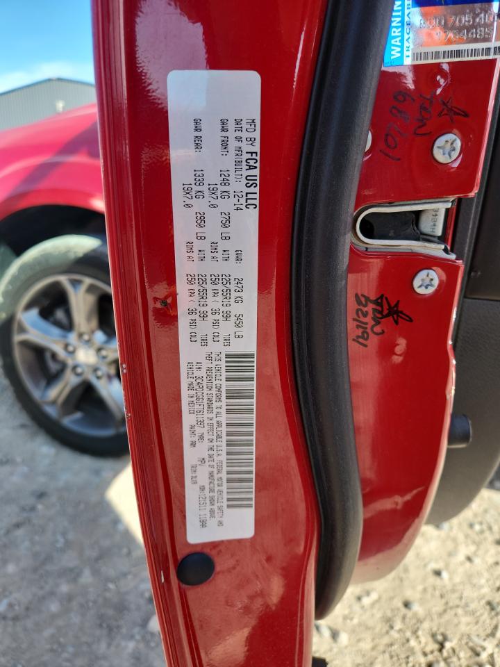 2015 Dodge Journey Crossroad VIN: 3C4PDCGG1FT611397 Lot: 90949195