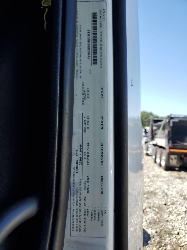 2019 Volvo Vnl Semi Truck VIN: 4V4NC9EH9KN904889 Lot: 81435625