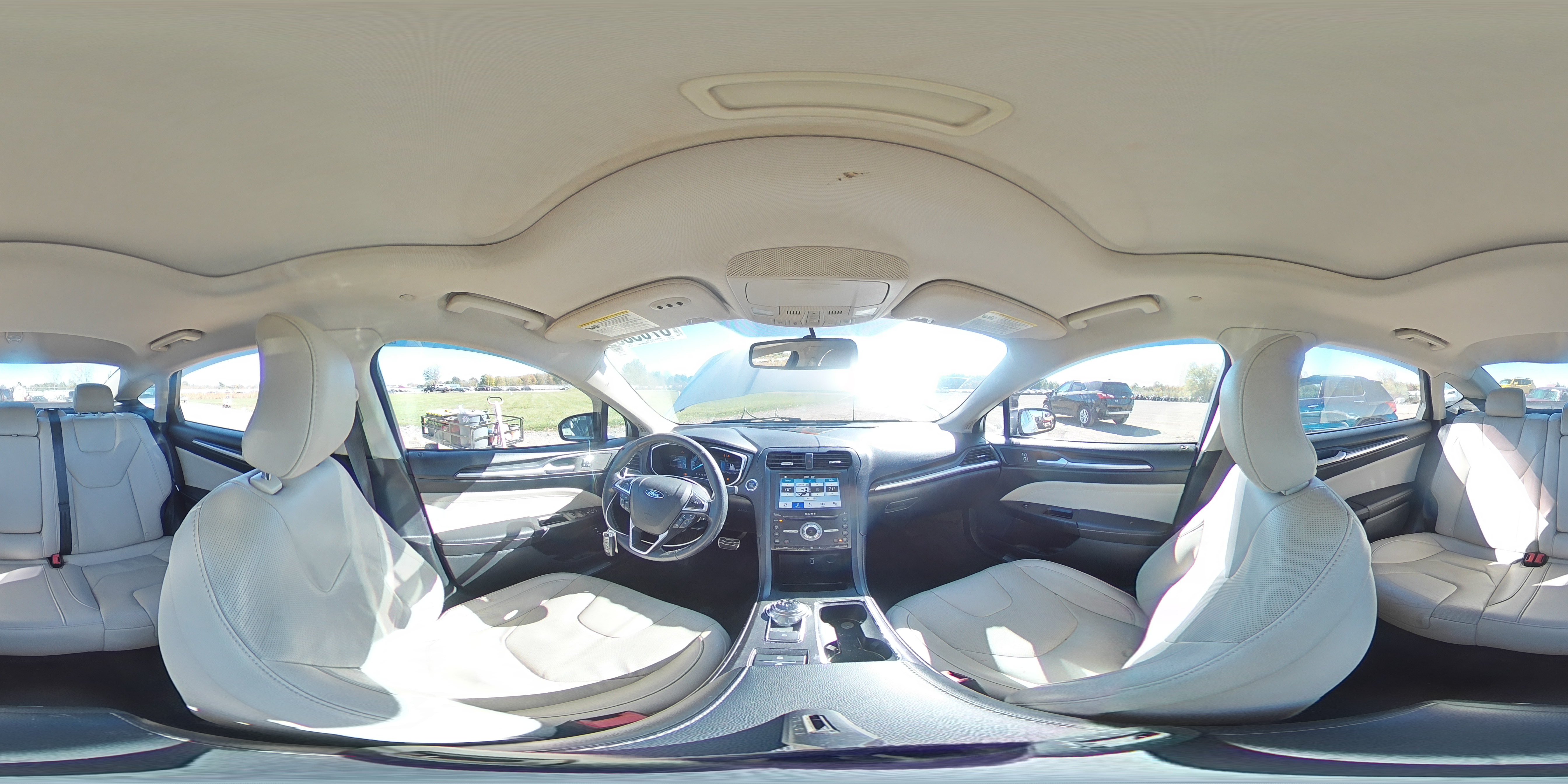 2017 Ford Fusion Titanium Hev VIN: 3FA6P0RUXHR383829 Lot: 87053395