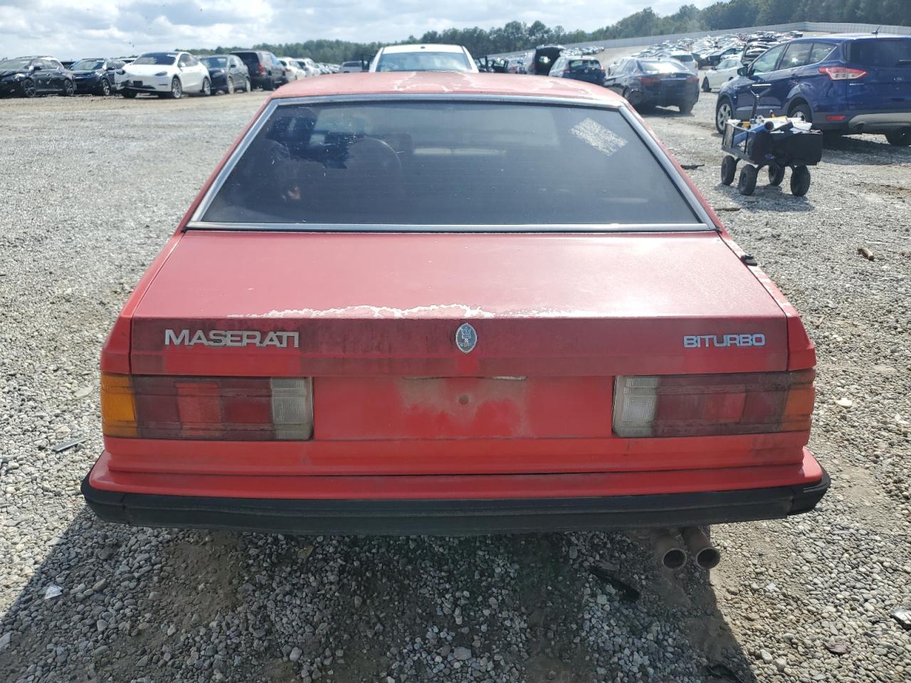 1984 Maserati Biturbo VIN: ZAMAL1102EB310318 Lot: 85500925