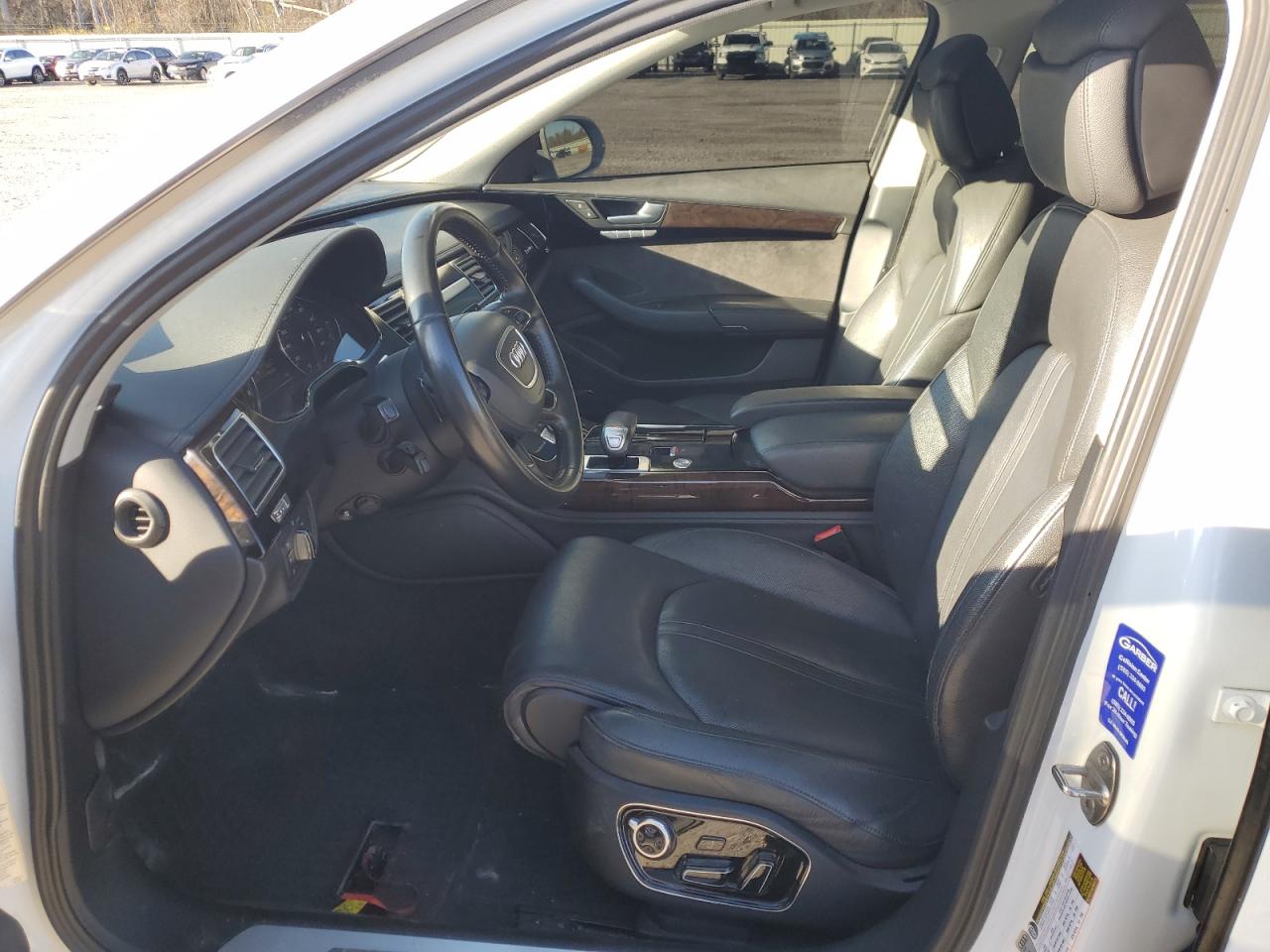 2013 Audi A8 L Quattro VIN: WAURGAFD2DN017374 Lot: 86220015