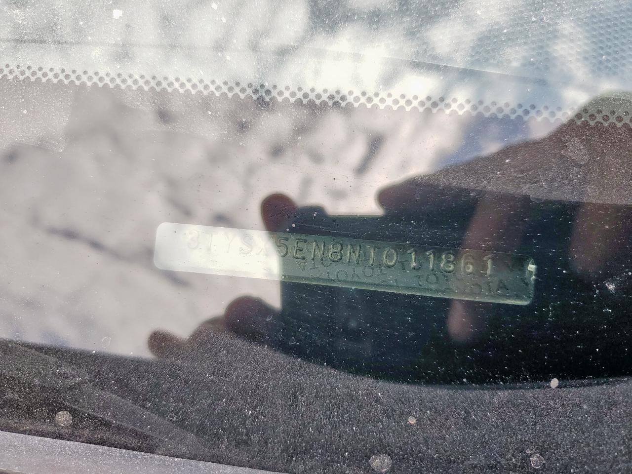 2022 Toyota Tacoma Access Cab VIN: 3TYSX5EN8NT011861 Lot: 85922595