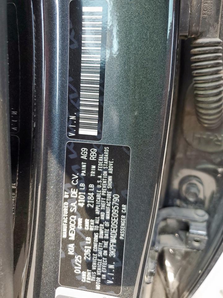 2025 Kia K4 Gt Line VIN: 3KPFW4DE0SE095790 Lot: 82202125