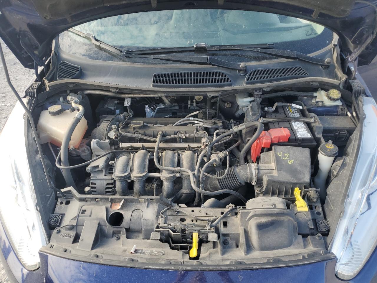 2016 Ford Fiesta Titanium VIN: 3FADP4FJ3GM158303 Lot: 86307955