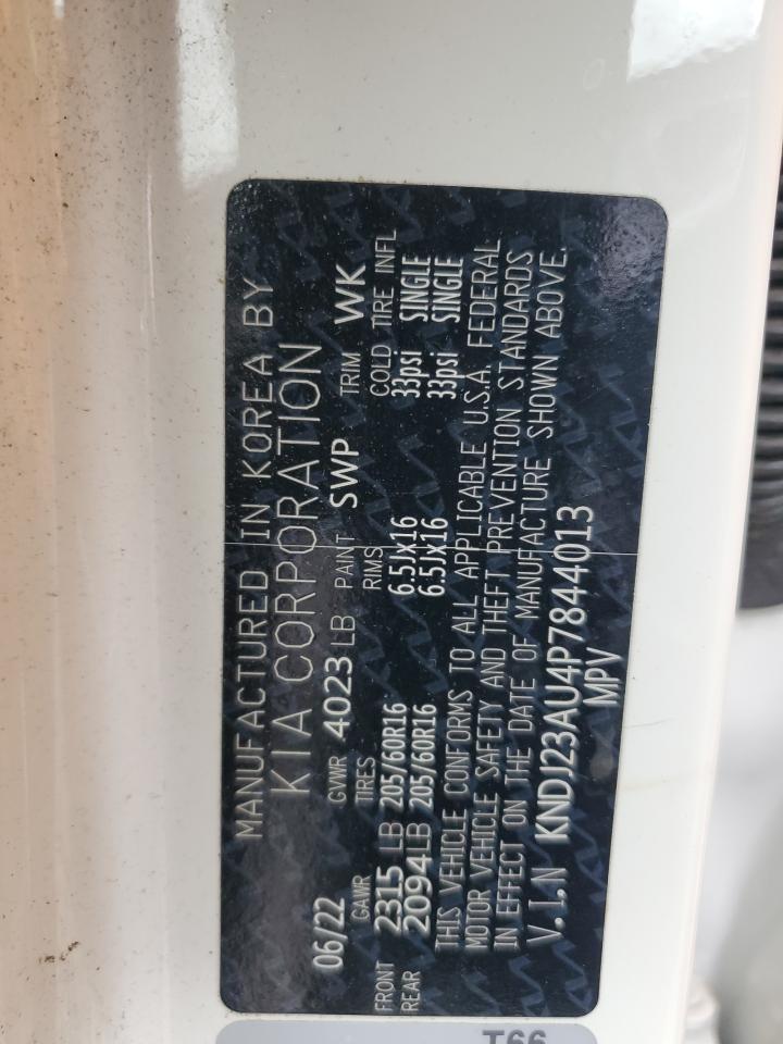 2023 Kia Soul Lx VIN: KNDJ23AU4P7844013 Lot: 86267175