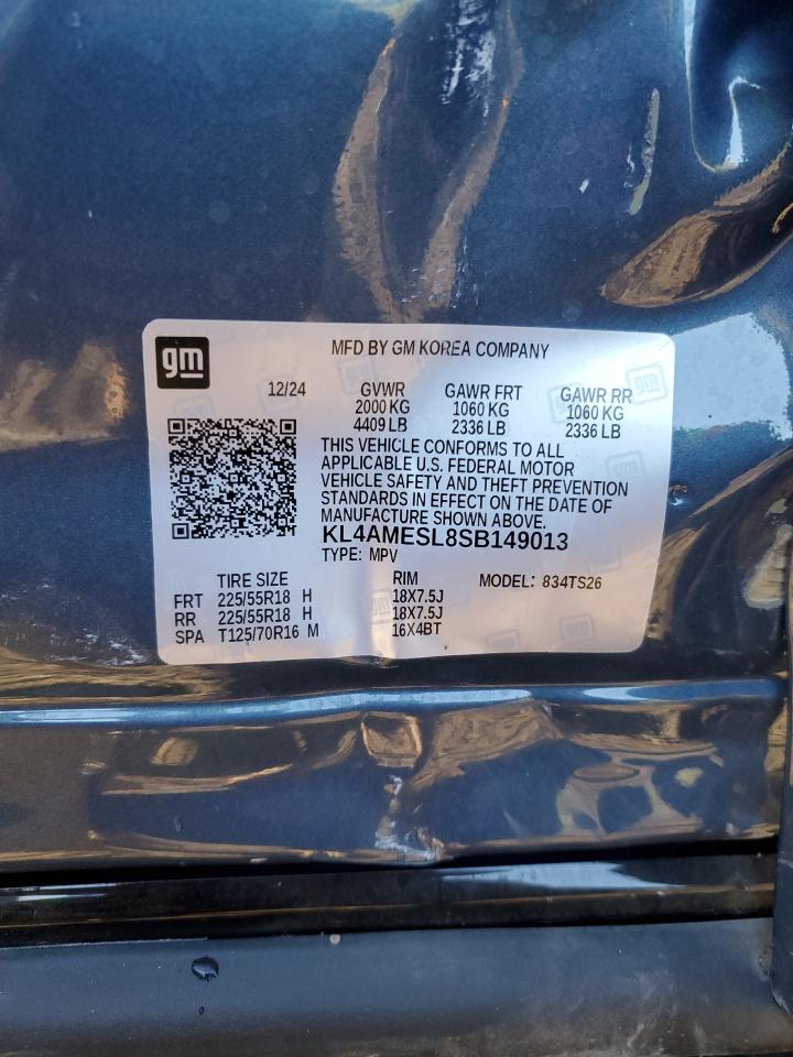 2025 Buick Encore Gx Sport Touring VIN: KL4AMESL8SB149013 Lot: 85134395