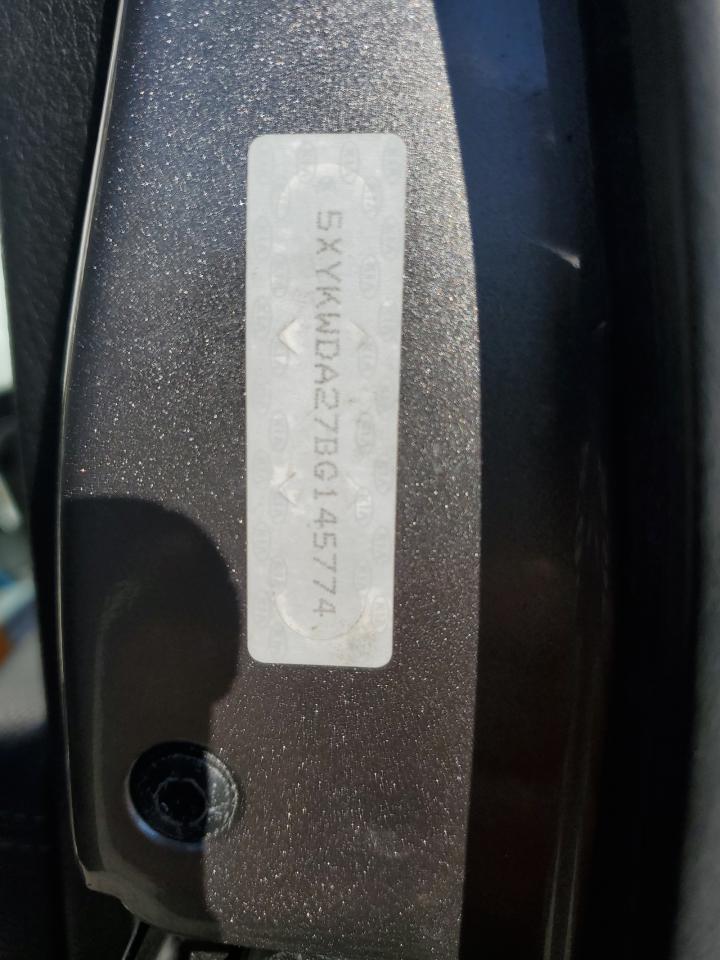 2011 Kia Sorento Sx VIN: 5XYKWDA27BG145774 Lot: 85880375